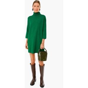 Pomander Place Vivianne Long Sleeve Turtle Neck Sweater Dress Size M